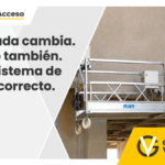 Andamios colgantes certificados: cómo elegir el sistema correcto para trabajar con seguridad en fachadas